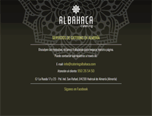 Tablet Screenshot of cateringalbahaca.com